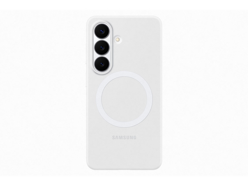 Samsung Galaxy S26 Silicone Magnet Case - White