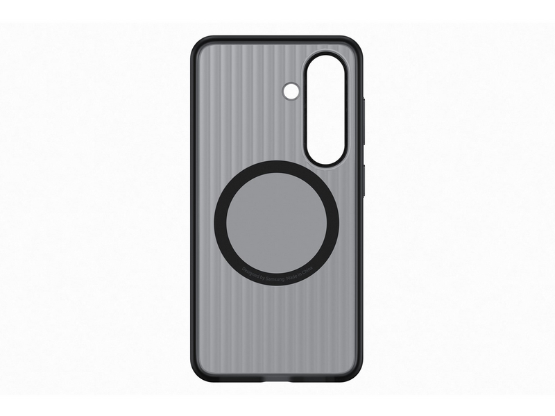 Samsung Galaxy S26 Rugged Magnet Case - Black Transparent