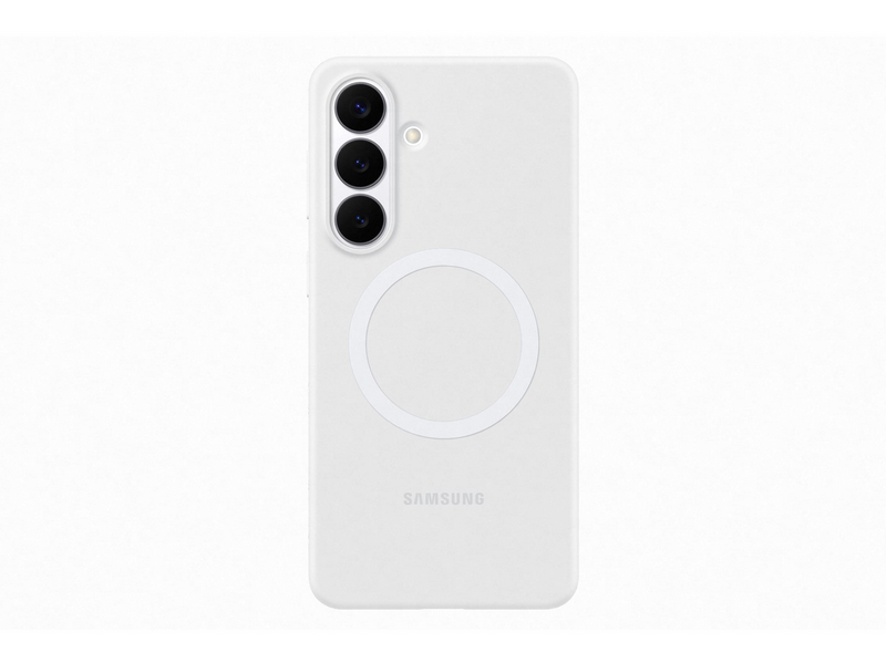 Samsung Galaxy S26+ Silicone Magnet Case - White