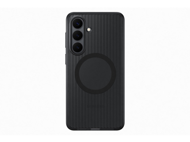 Samsung Galaxy S26+ Rugged Magnet Case - Black Transparent