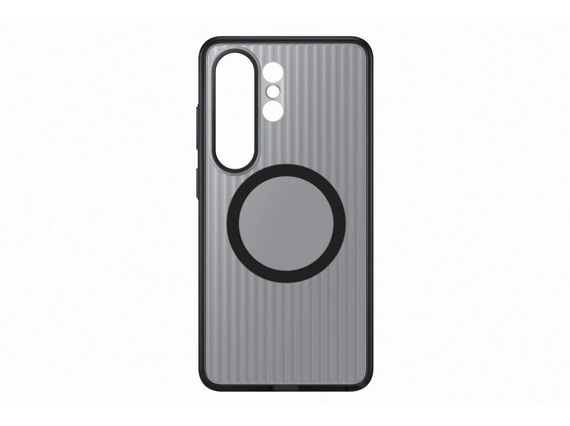 Samsung Galaxy S26 Ultra Rugged Magnet Case - Black Transparent
