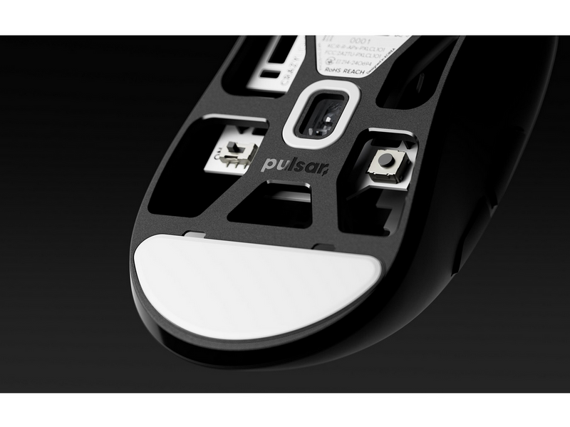 Pulsar Xlite CRAZYLIGHT Medium Wireless (Jet Black) - Gaming Maus (Schwarz)