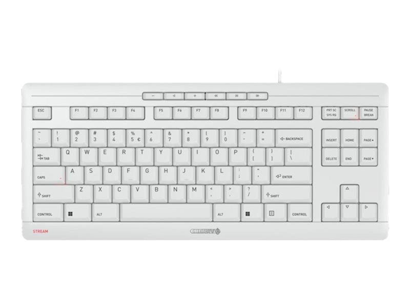 Cherry STREAM TKL - Tastaturen - Englisch - Grau