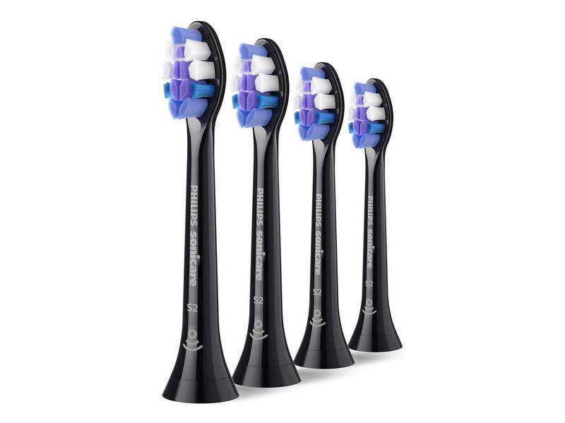 Philips Bürstenköpfe Sonicare S2 Sensitive HX6054 - replacement brushhead - black