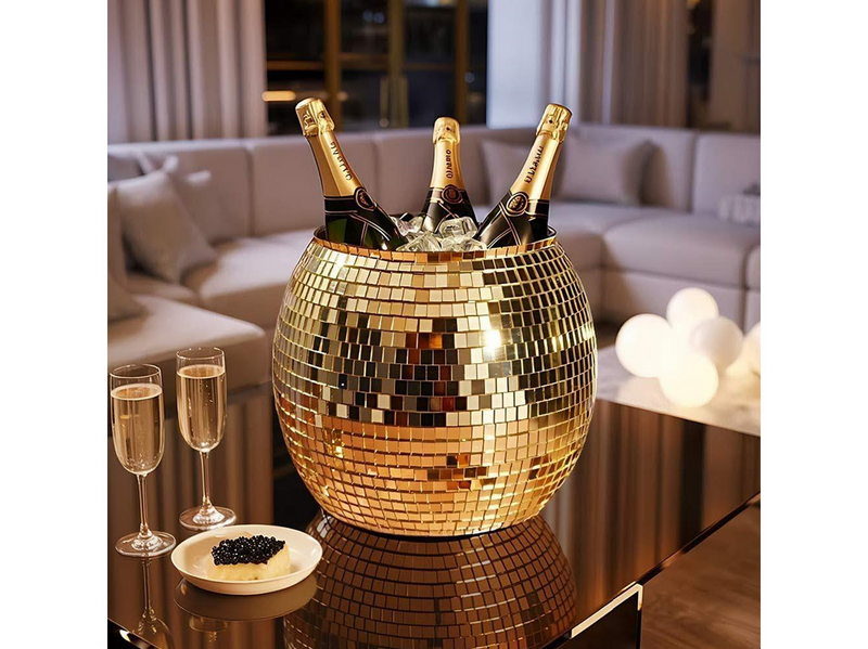 Mikamax Golden Ice Bucket
