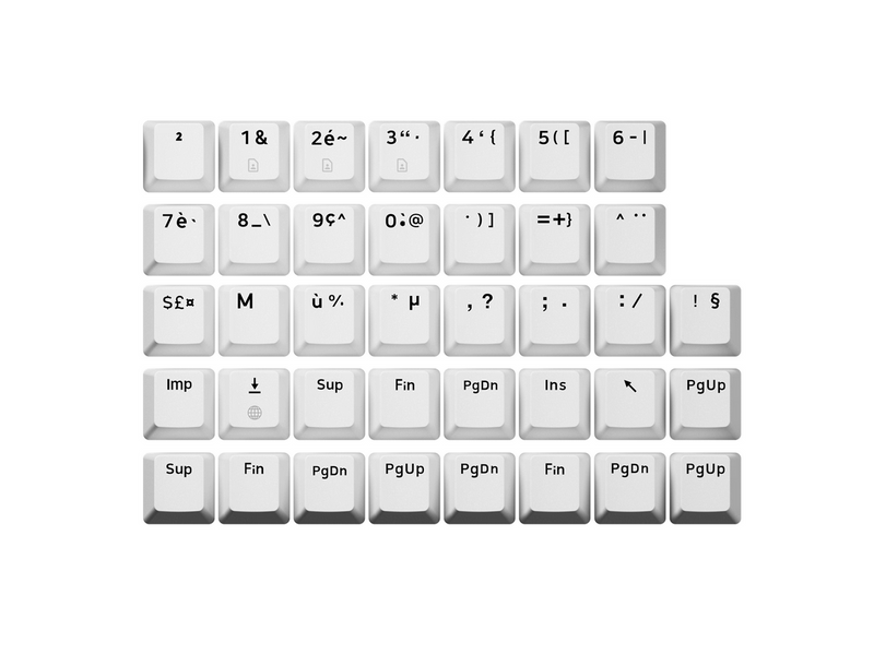 Pulsar PCMK 3 HE TKL - Gaming Tastatur (TKL) - 80% - ISO - Weiss