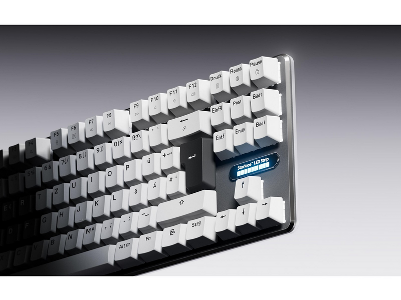 Pulsar PCMK 3 HE TKL - Gaming Tastatur (TKL) - 80% - ISO - Weiss