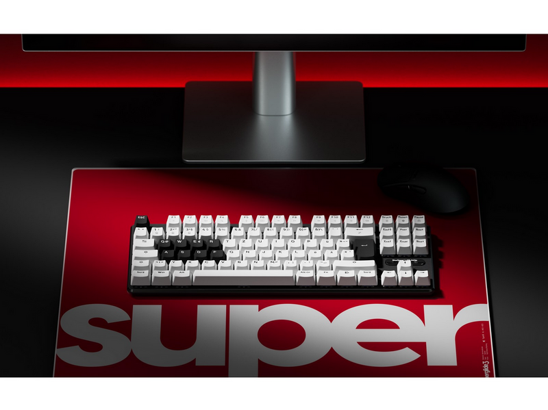 Pulsar PCMK 3 HE TKL - Gaming Tastatur (TKL) - 80% - Nordic ISO - Weiss