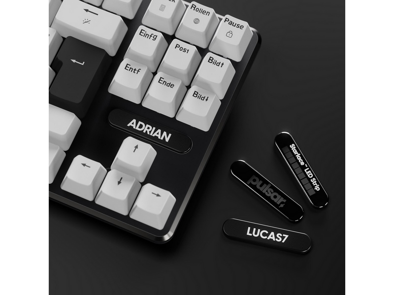 Pulsar PCMK 3 HE TKL - Gaming Tastatur (TKL) - 80% - Nordic ISO - Weiss