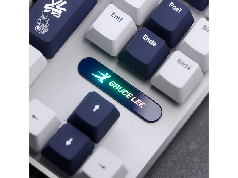 Pulsar PCMK 3 HE TKL (Bruce Lee 85th edition) - Gaming Tastatur (TKL) - 80% - Nordic ISO - Weiss