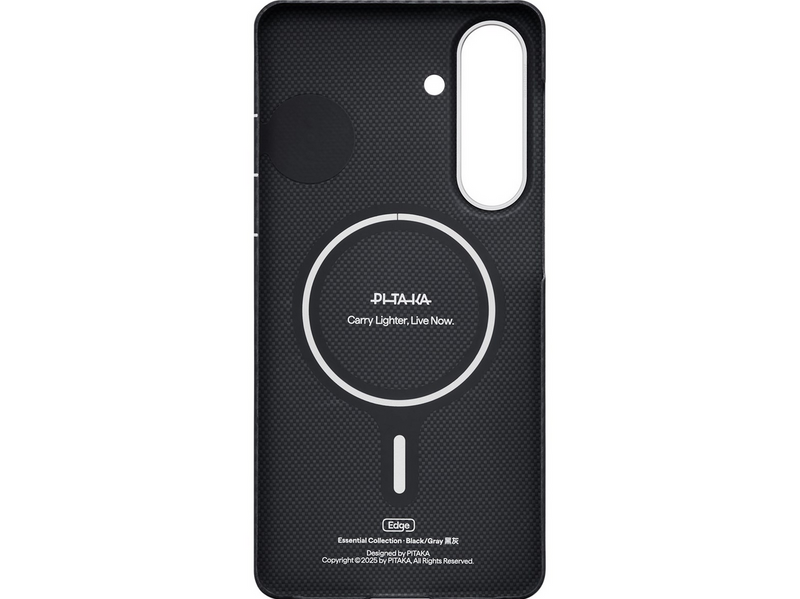 PITAKA Edge Case - Black/Grey Twill - Samsung Galaxy S26