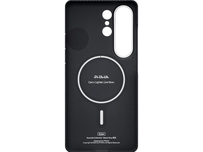 PITAKA Edge Case - Black/Grey Twill - Samsung Galaxy S26 Ultra