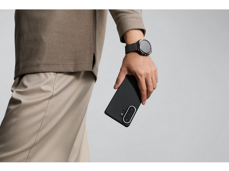 PITAKA Edge Case - Black/Grey Twill - Samsung Galaxy S26 Ultra
