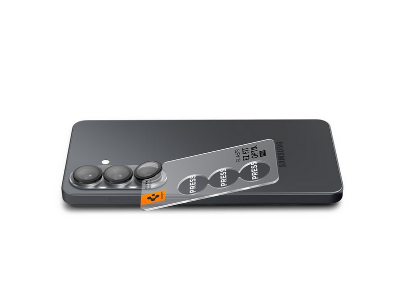 Spigen Glass tR EZ Fit Optik Pro HD 2 Pack - black - Samsung Galaxy S26