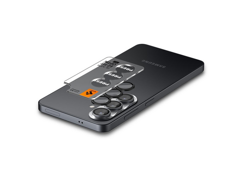 Spigen Glass tR EZ Fit Optik Pro HD 2 Pack - black - Samsung Galaxy S26