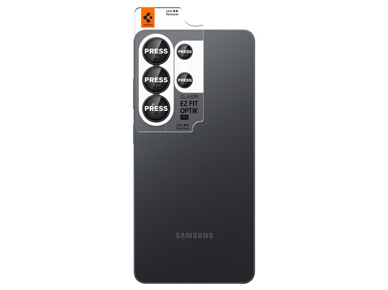 Spigen Glass tR EZ Fit Optik Pro HD 2 Pack - black - Samsung Galaxy S26 Ultra
