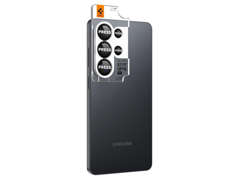 Spigen Glass tR EZ Fit Optik Pro HD 2 Pack - black - Samsung Galaxy S26 Ultra