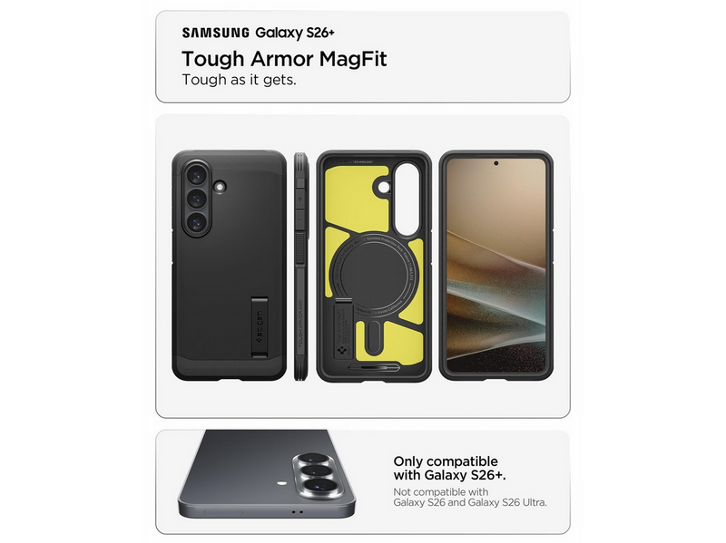 Spigen Tough Armor MagSafe - black - Samsung Galaxy S26+