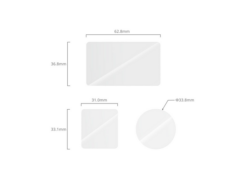 SmallRig 5892 Tempered Glass Screen Protector Kit for DJI Osmo Action 6