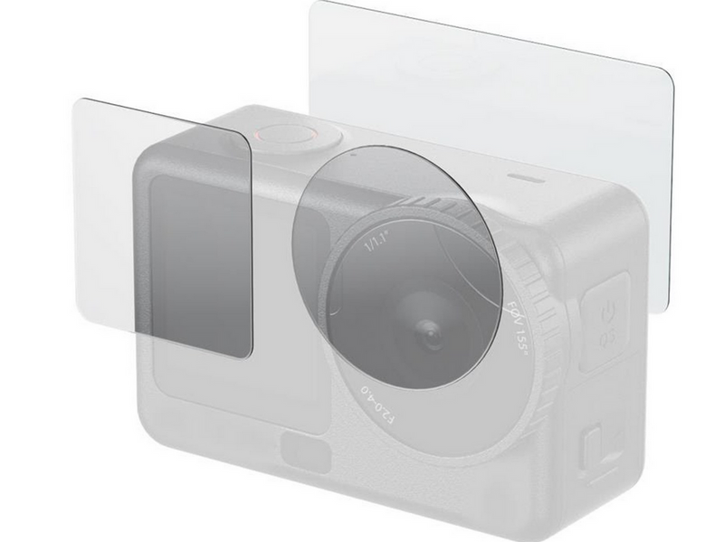 SmallRig 5892 Tempered Glass Screen Protector Kit for DJI Osmo Action 6