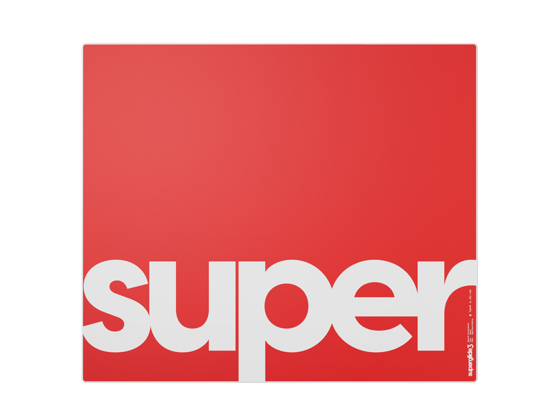 Pulsar Superglide V3 Glass Pad Type-S - XL - Rot