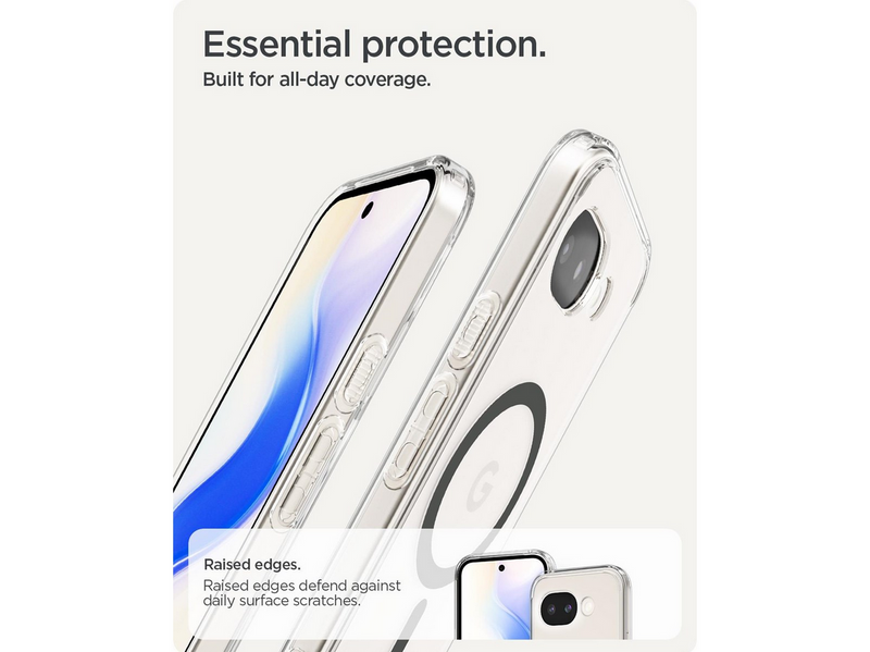 Spigen Ultra Hybrid MagSafe - Clear Graphite - Google Pixel 10a