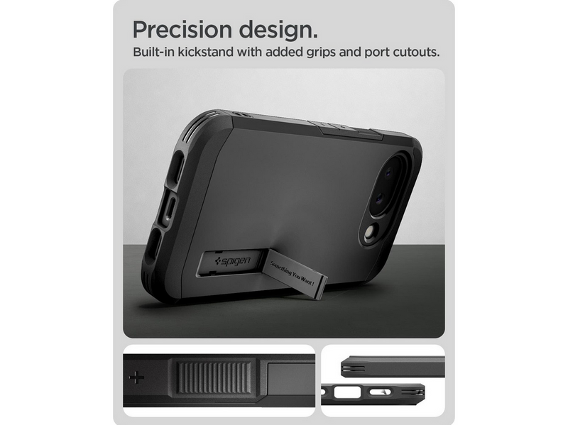 Spigen Tough Armor MagSafe - Black - Google Pixel 10a