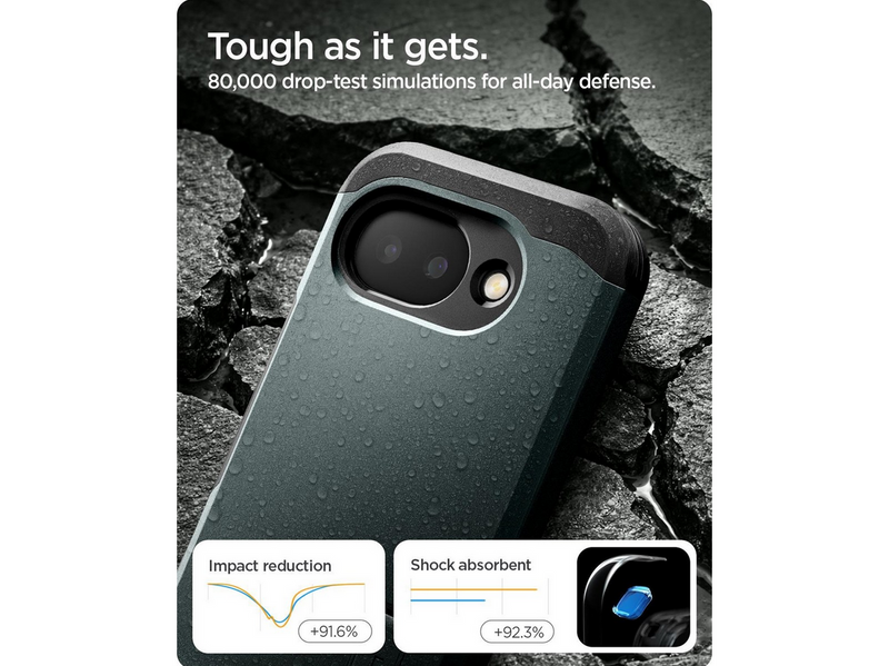 Spigen Tough Armor MagSafe - Abyss Green - Google Pixel 10a