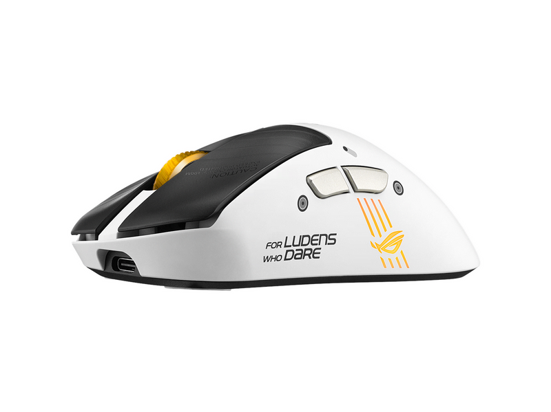 ASUS ROG Keris II Origin - Kojima Edition - Gaming Maus (Weiß mit RGB Licht)