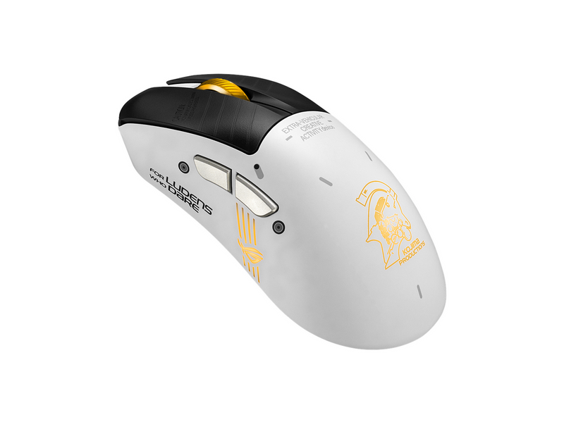 ASUS ROG Keris II Origin - Kojima Edition - Gaming Maus (Weiß mit RGB Licht)