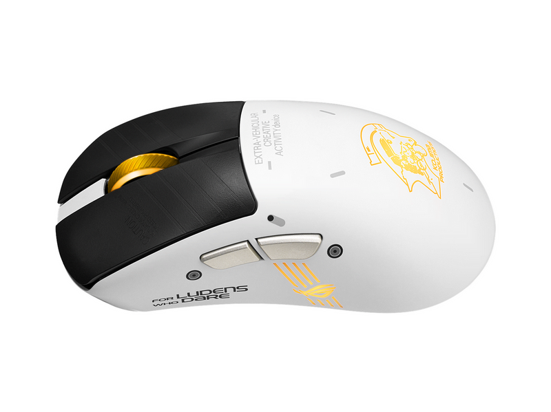 ASUS ROG Keris II Origin - Kojima Edition - Gaming Maus (Weiß mit RGB Licht)
