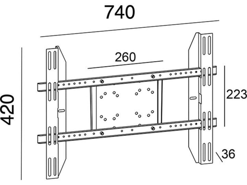 Multibrackets M Display Mount Single Screen Black 40 kg 100 x 100 mm