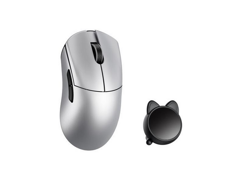 WLMouse HUAN Stainless Magnesium Alloy / Wireless 8K - Gaming Maus (Silber)