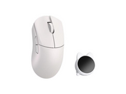 WLMouse HUAN Stainless Magnesium Alloy / Wireless 8K - Gaming Maus (Weiß)