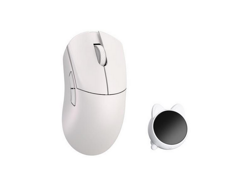 WLMouse HUAN Stainless Magnesium Alloy / Wireless 8K - Gaming Maus (Weiß)