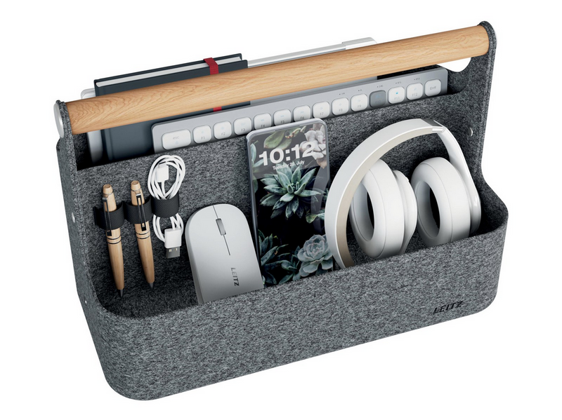 Leitz Schreibtisch Organizer mit Griff, aus Filz