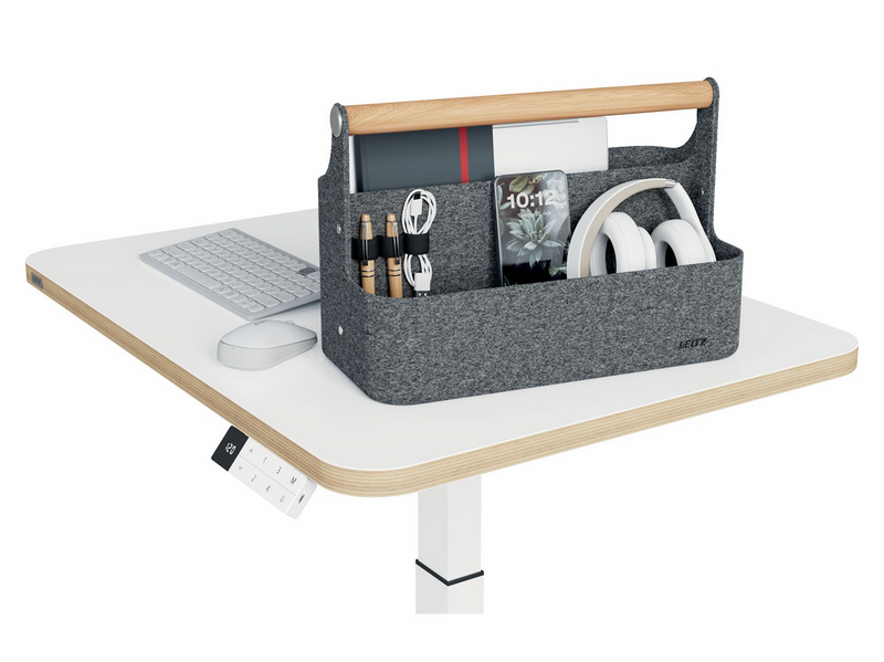 Leitz Schreibtisch Organizer mit Griff, aus Filz