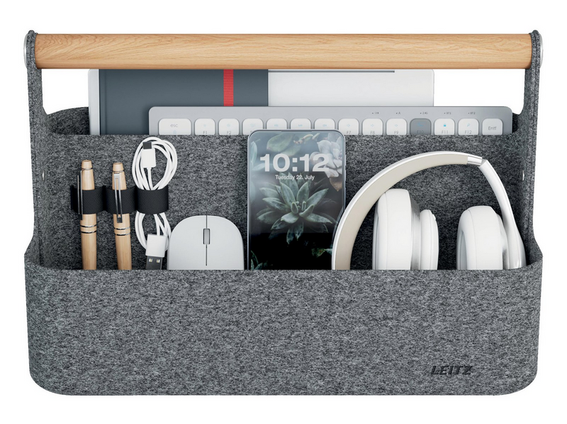 Leitz Schreibtisch Organizer mit Griff, aus Filz