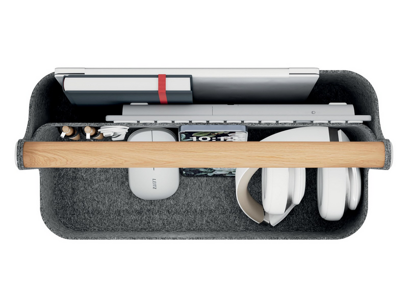 Leitz Schreibtisch Organizer mit Griff, aus Filz
