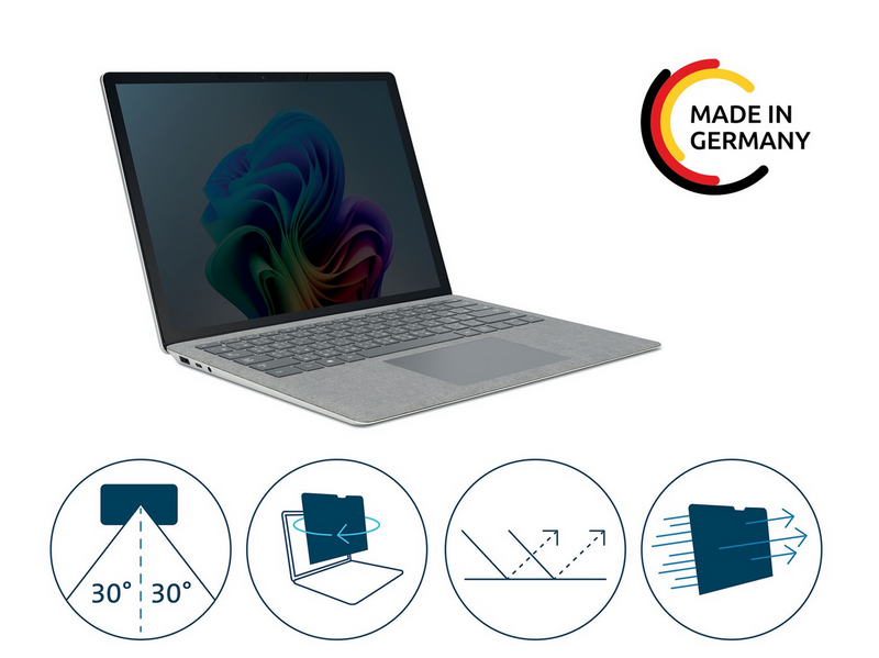 Kensington 13.8" Blickschutzfilter - 2-fach, abnehmbar für Surface Laptop 7