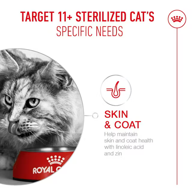 Royal Canin Ageing 11+ Sterilised Dry Food for Cats 4kg