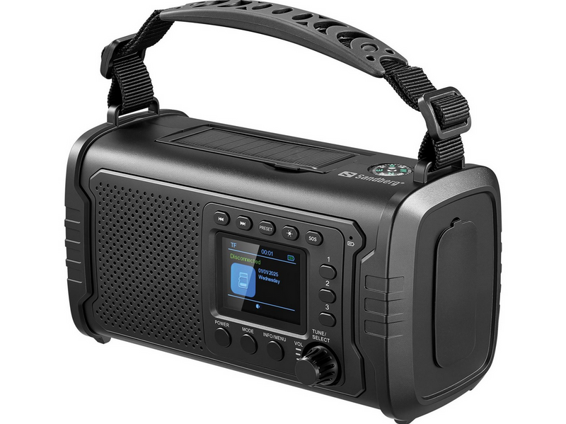 Sandberg Survivor DAB+ Radio All-in-1 20000 - DAB+/FM