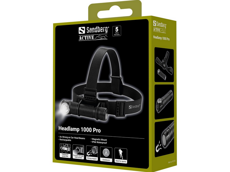 Sandberg Headlamp 1000 Pro