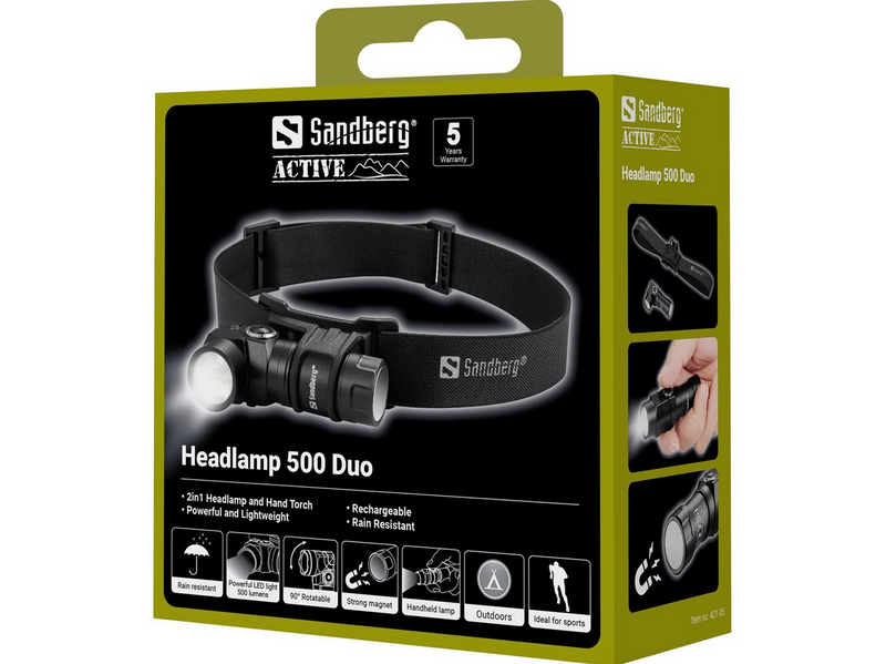 Sandberg Headlamp 500 Duo