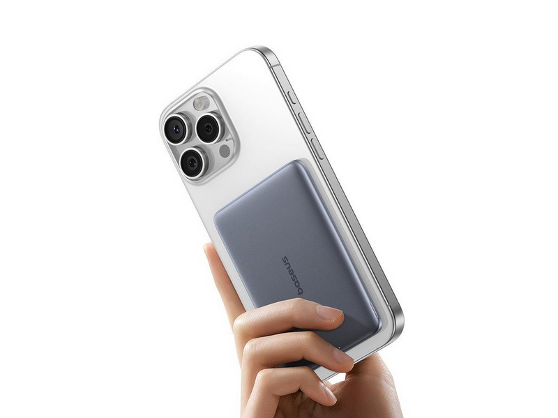 Baseus PicoGo Ultra-Slim 5000 mAh Wireless charging Grey - 5 Ah