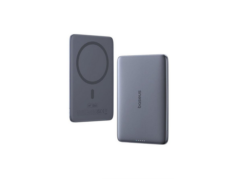 Baseus PicoGo Ultra-Slim 5000 mAh Wireless charging Grey - 5 Ah