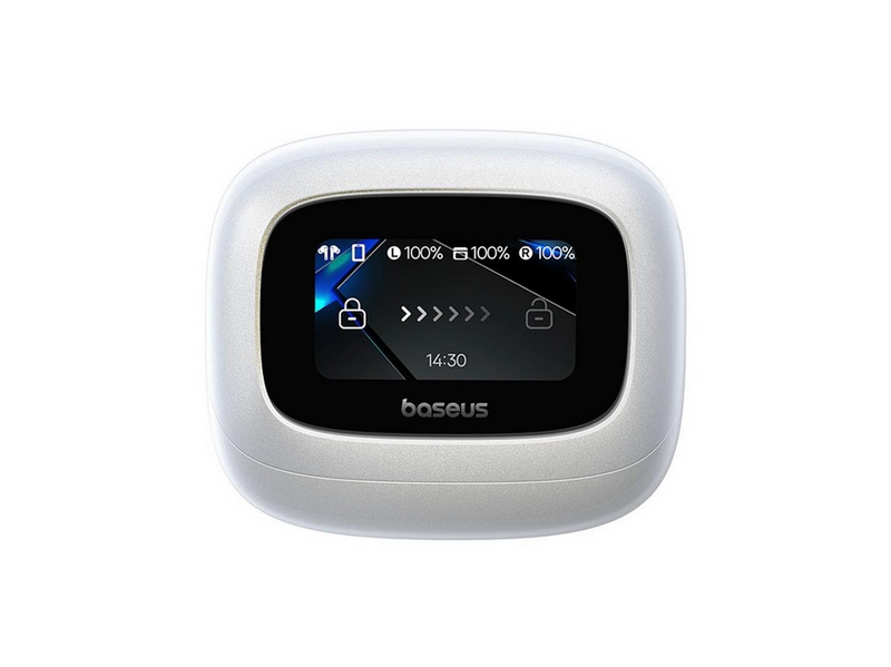 Baseus Bowie M2s Ultra TWS Wireless In-Ear Headphones with Interactive Screen - White