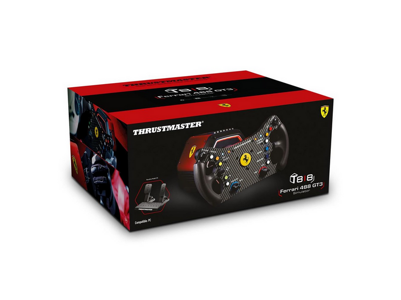 Thrustmaster T818 Ferrari 488 GT3 Simulator - Wired Lenkrad & Pedale Set - PC
