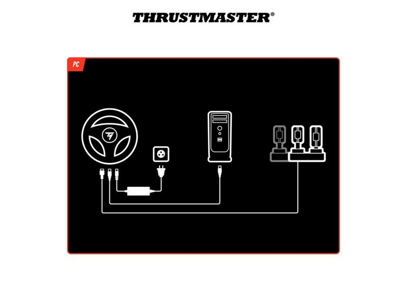 Thrustmaster T818 Ferrari 488 GT3 Simulator - Wired Lenkrad & Pedale Set - PC