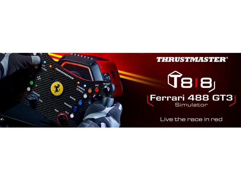 Thrustmaster T818 Ferrari 488 GT3 Simulator - Wired Lenkrad & Pedale Set - PC